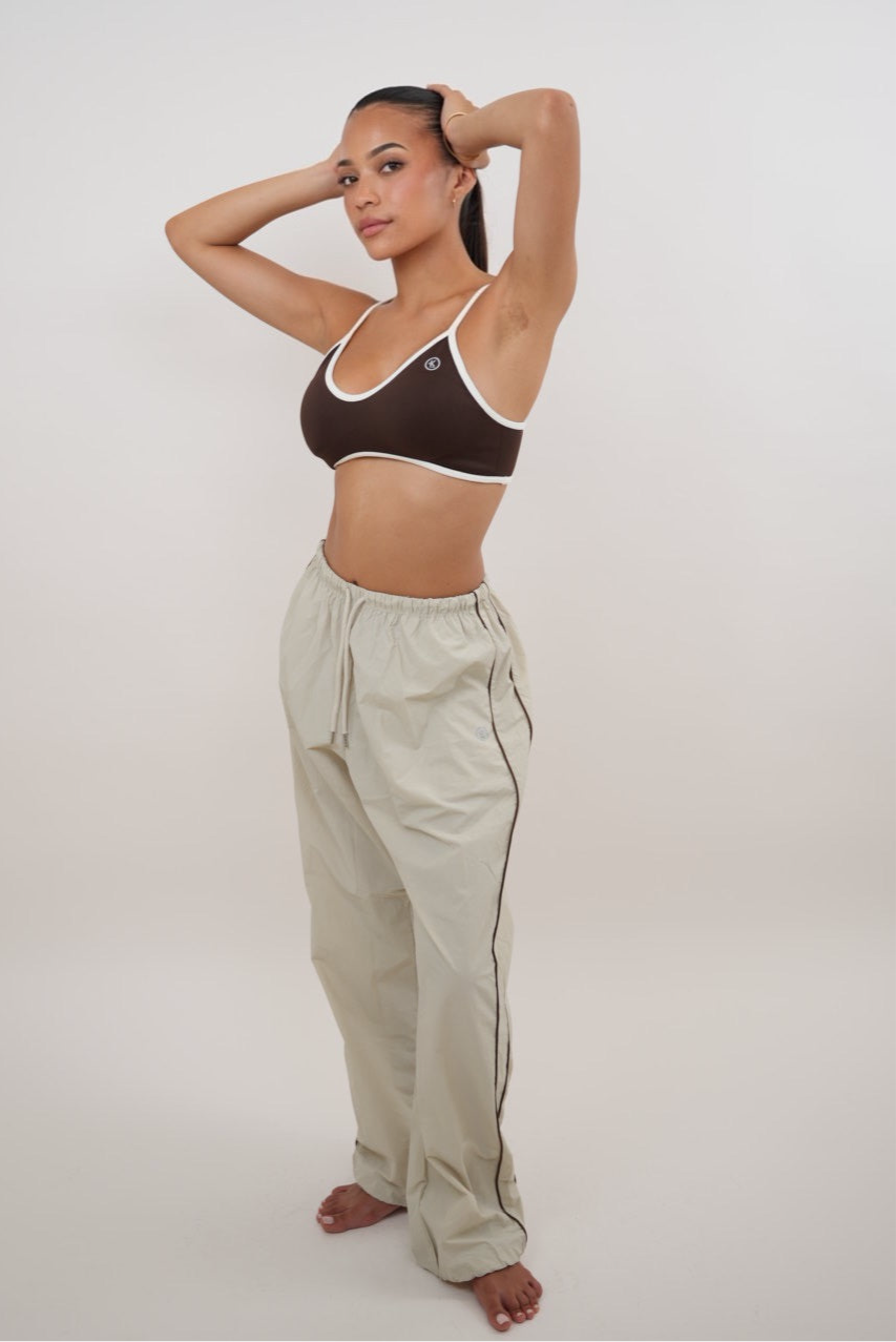 I Accept Change with Grace Beige Versatile Relaxed Fit Pant Pants KIMITH BRAND