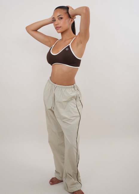 I Accept Change with Grace Beige Versatile Relaxed Fit Pant Pants KIMITH BRAND