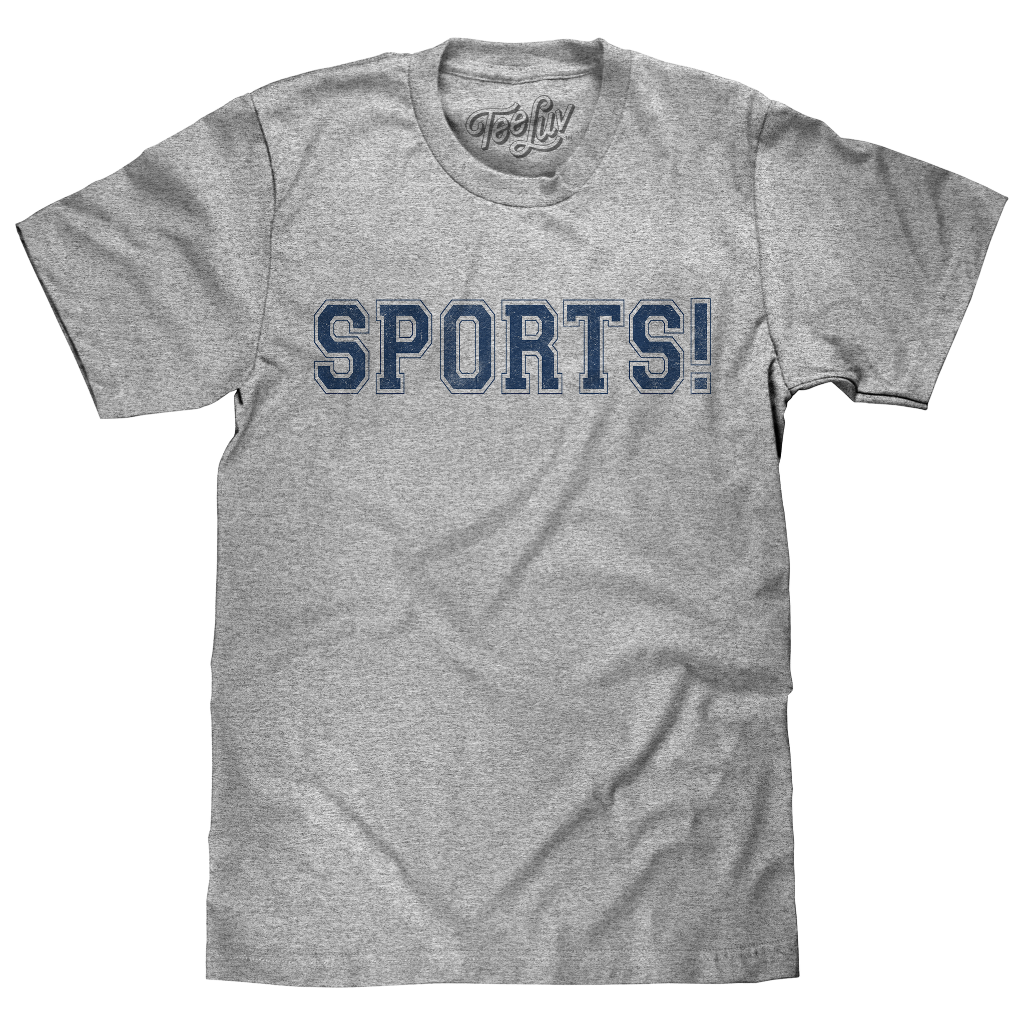 SPORTS! T-Shirt - Gray mens tee Tee Luv