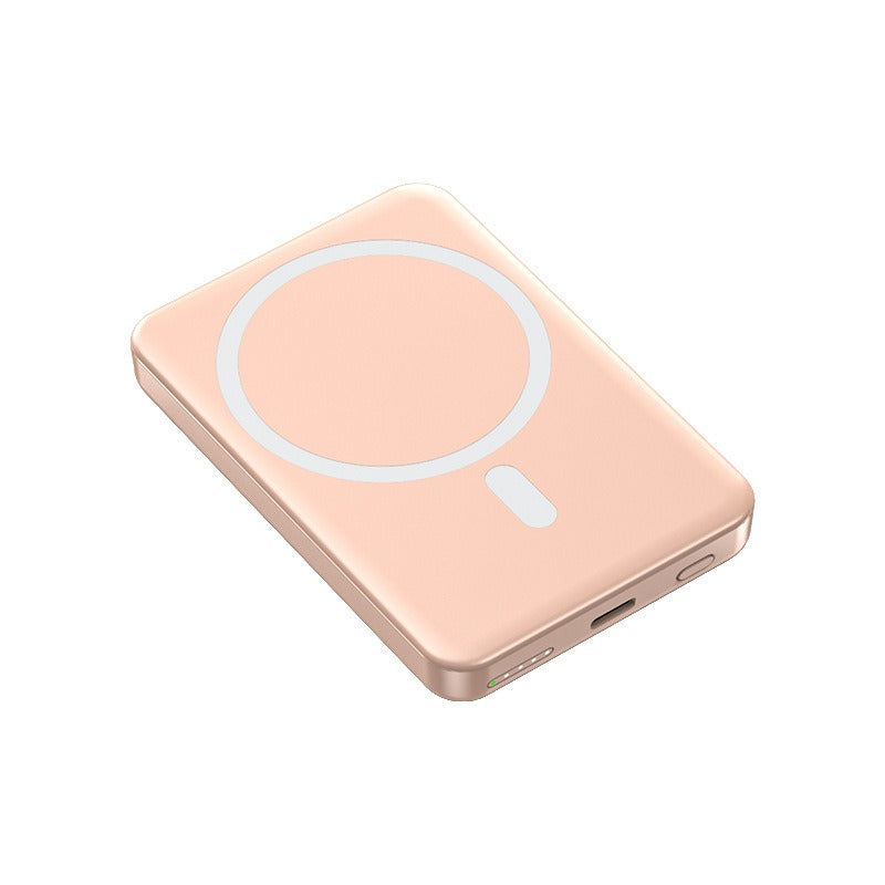 Fast Charging Portable 10000mah Wireless Magnetic Power Bank with mini Stand 22.5W CD50 PinkPD 5000 V.I.P Digital Presence