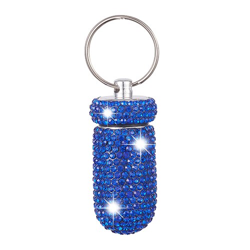 Car Storage Box Bottle Bling Organizer Pill Box Automobile Accessories For Car Interior / Hanging With Key Ring