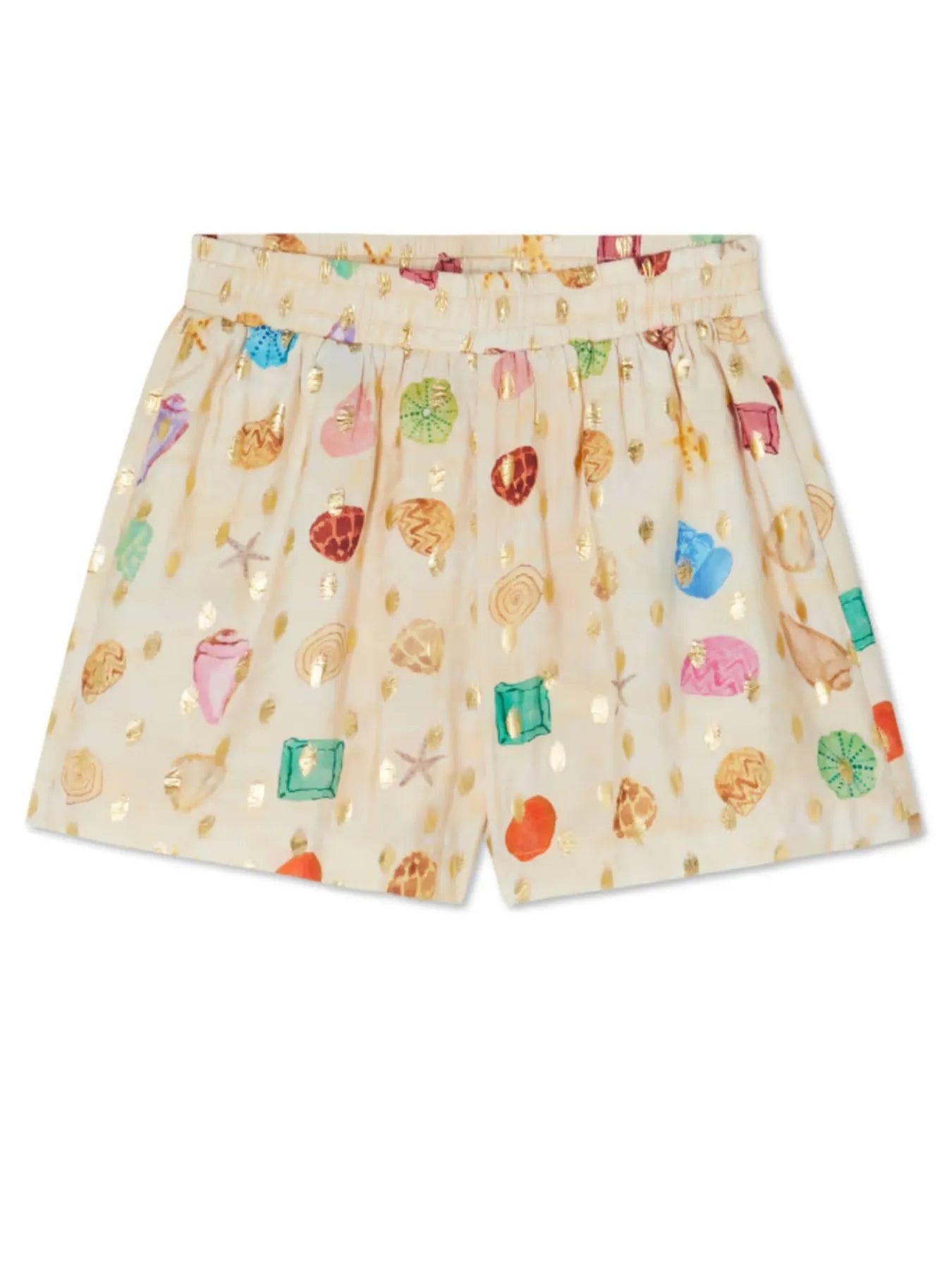 Colorful Summer Print Shirt and Short Set Trendsi