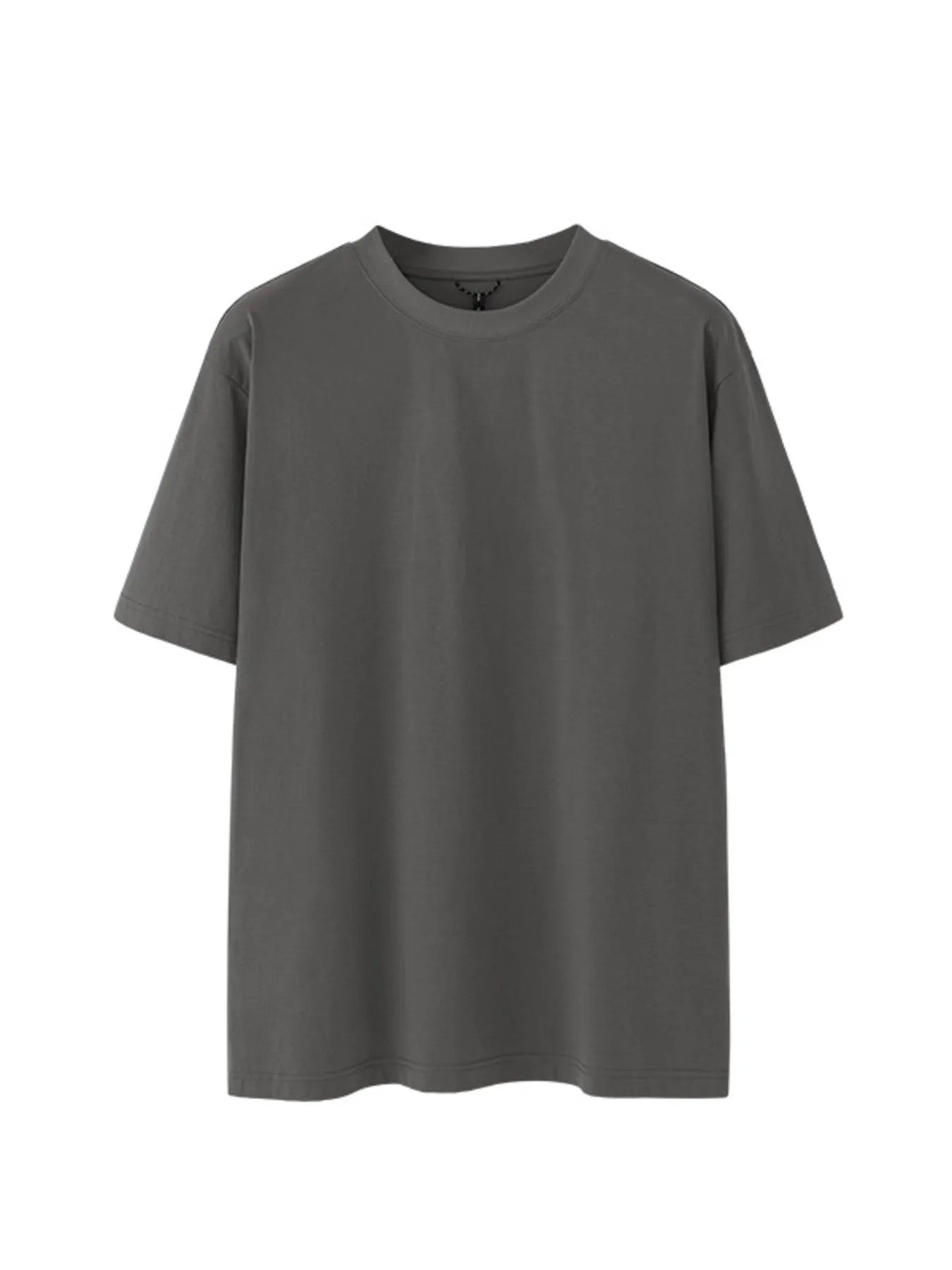 Men's Casual Comfort Crew Neck T-Shirt Dark Gray Trendsi