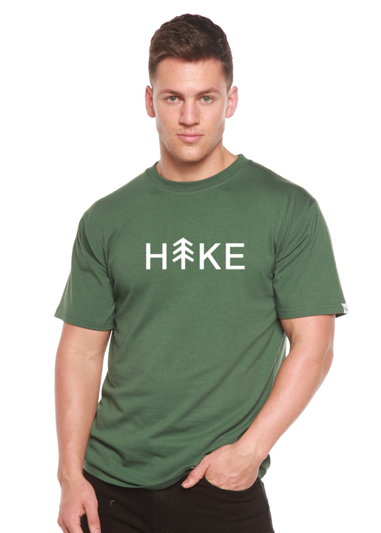 Hike Men's Bamboo Viscose/Organic Cotton Short Sleeve Graphic T-Shirt mens printed Spun Bamboo