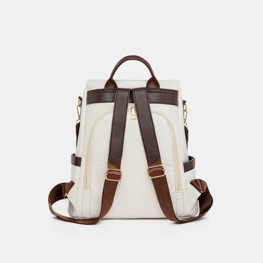 PU Leather Backpack Bag Bags Trendsi