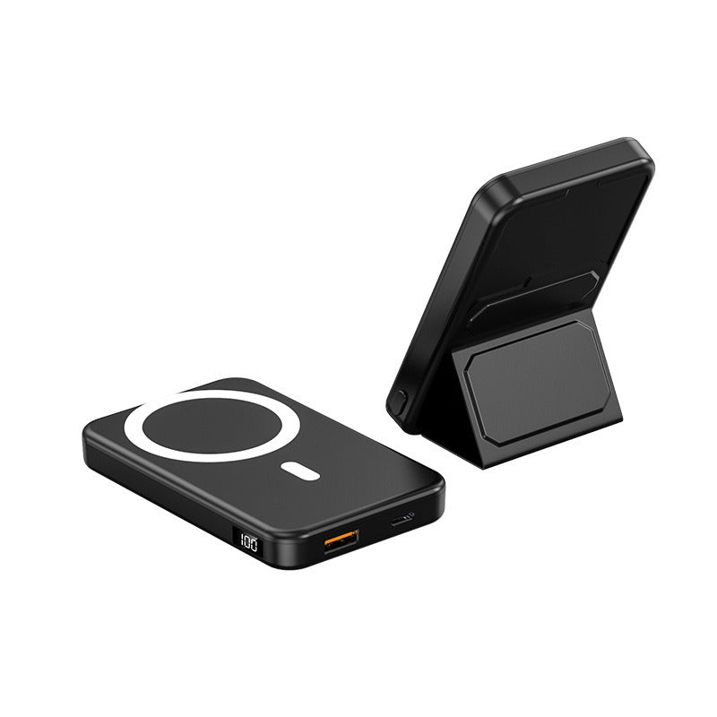 Fast Charging Portable 10000mah Wireless Magnetic Power Bank with mini Stand 22.5W A27-1 bracket 22.5W black 10,0 V.I.P Digital Presence
