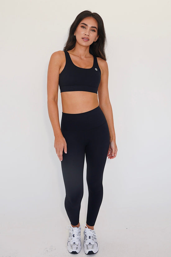 I am Beautifully Radiant Quick Dry Black Yoga Legging Leggings KIMITH BRAND