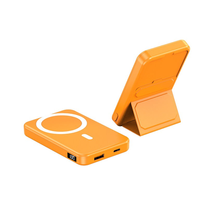 Fast Charging Portable 10000mah Wireless Magnetic Power Bank with mini Stand 22.5W A27-1 bracket 22.5W orange 10, V.I.P Digital Presence