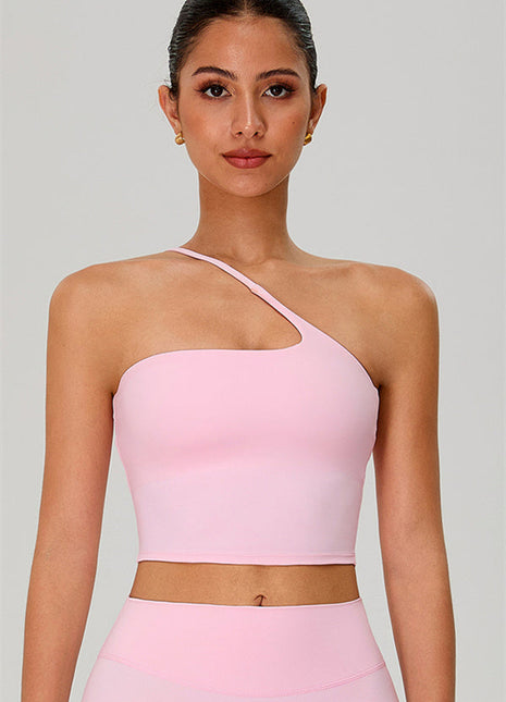 The Jewel One-Shoulder Crop Top