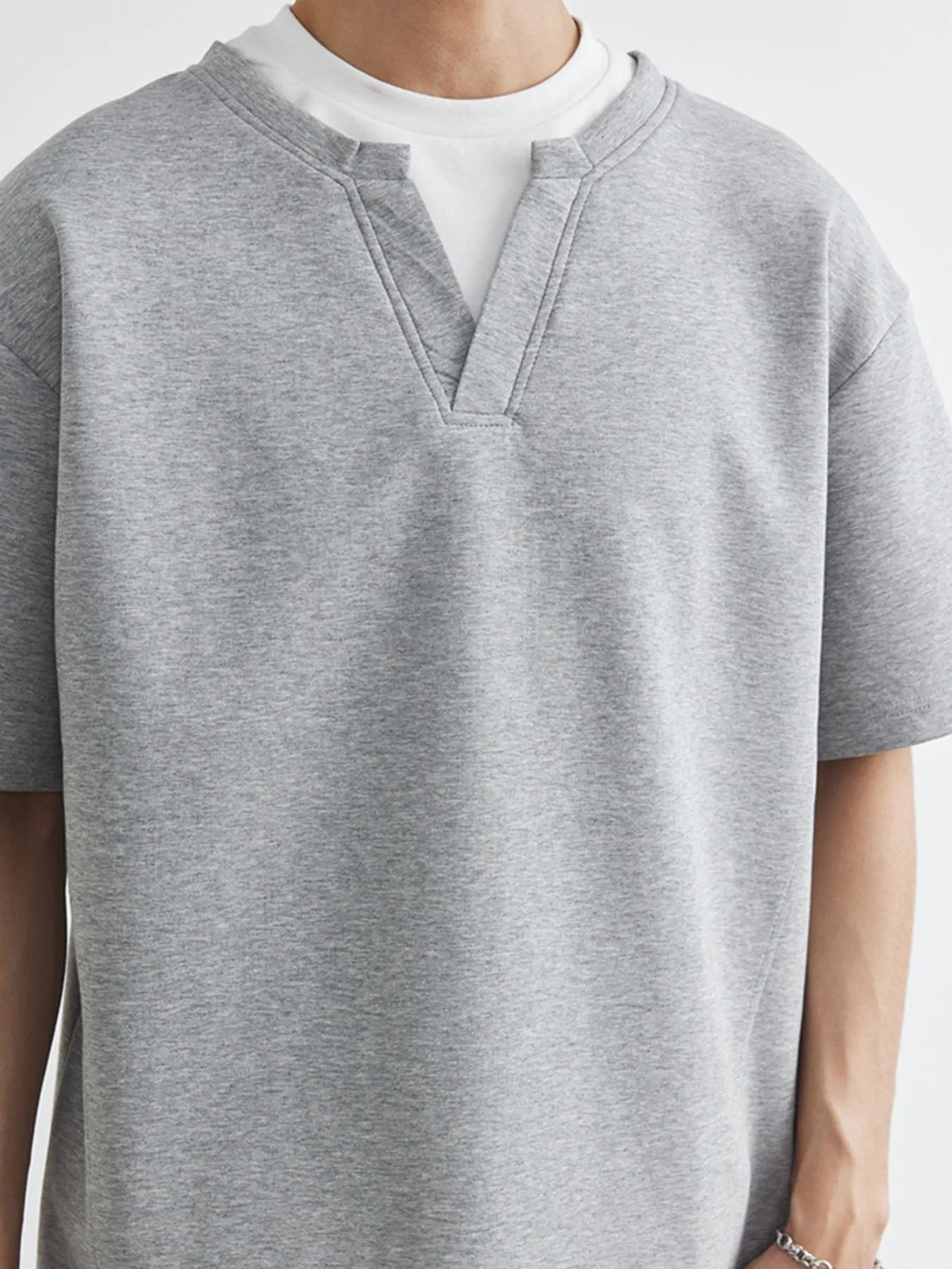 Mens Half Sleeve Top & Shorts Set Loungewear Trendsi