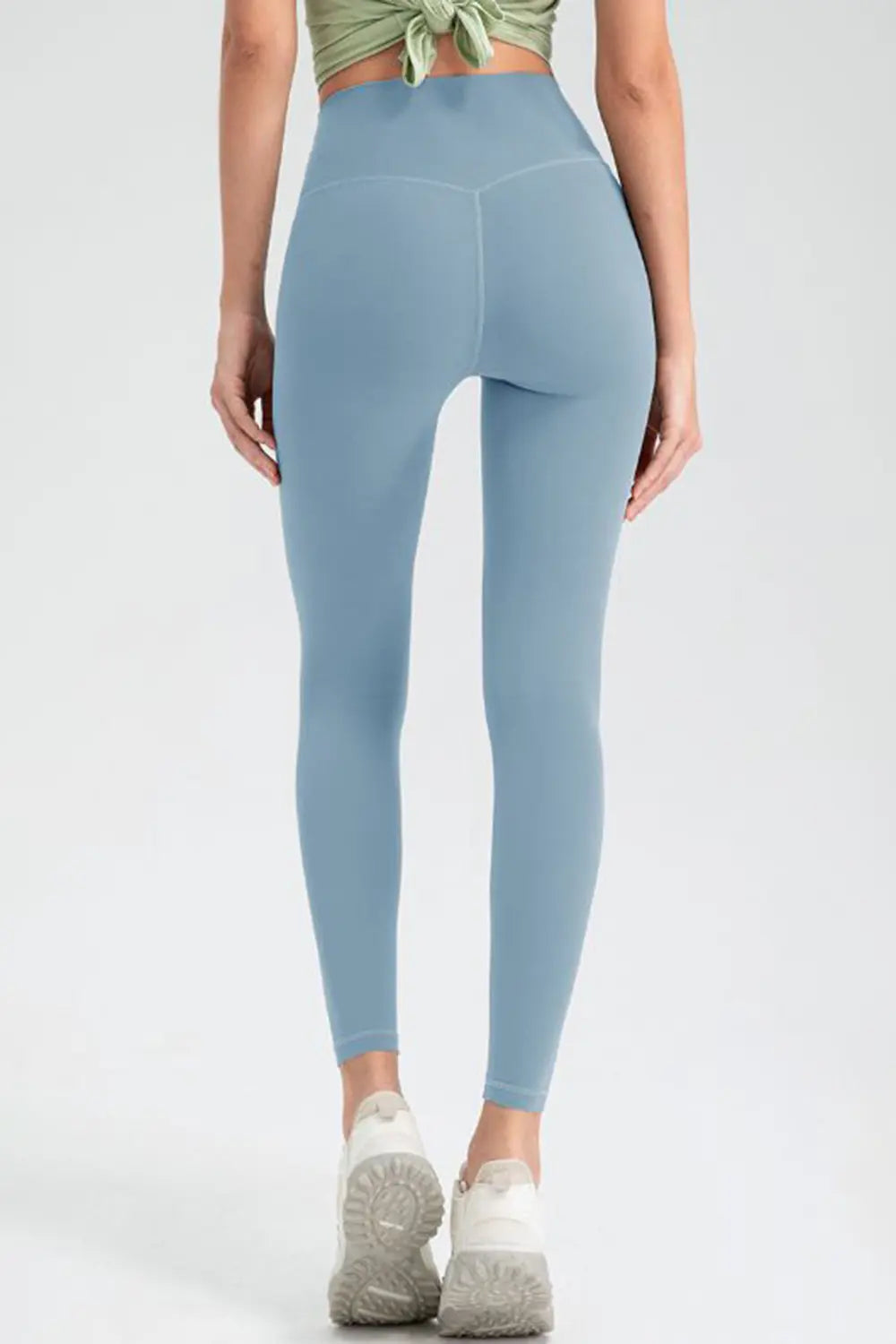 Wide Waistband High Waist Sport Leggings Trendsi