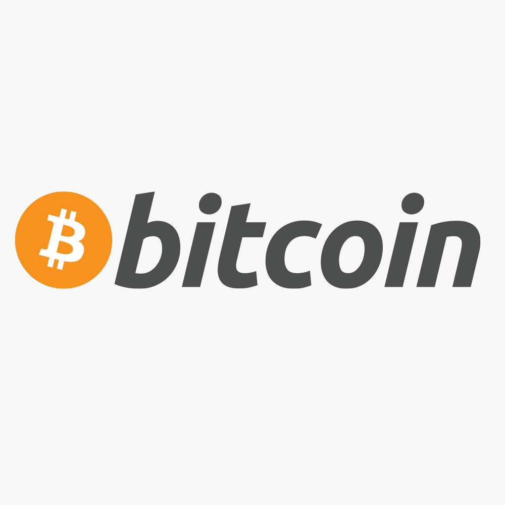 Bitcoin Cryptocurrency Logo T-Shirt - White mens tee Tee Luv