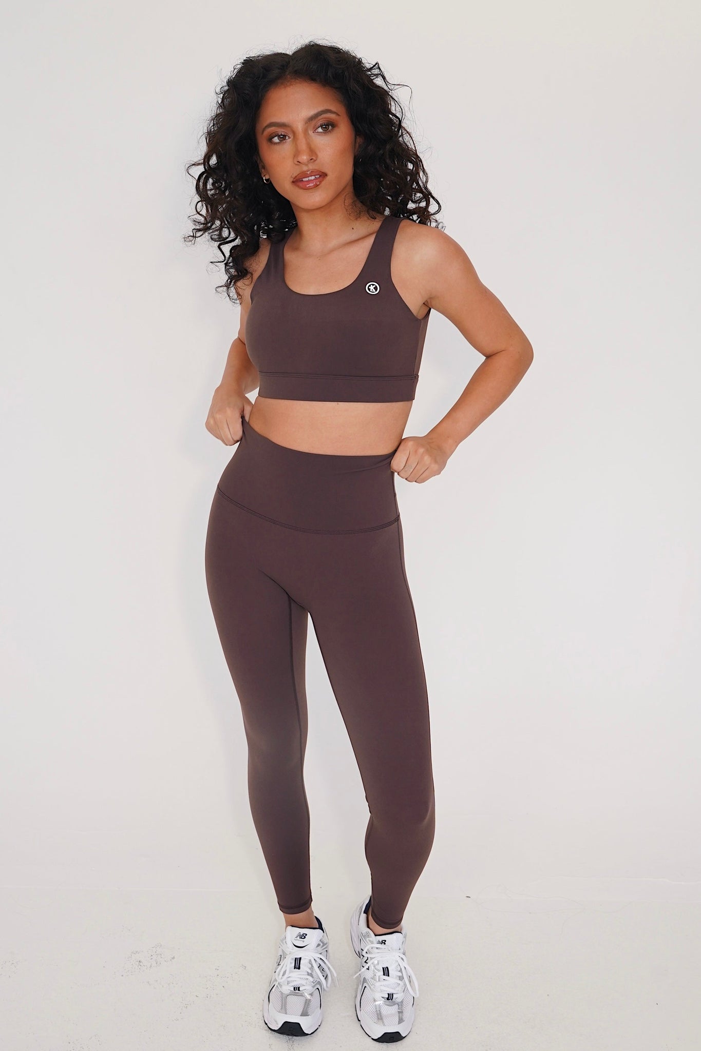 I am Beautifully Radiant Quick Dry Coffee Yoga Legging Leggings KIMITH BRAND