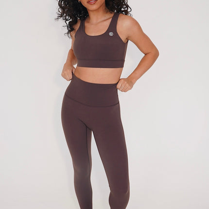 I am Beautifully Radiant Quick Dry Coffee Yoga Legging