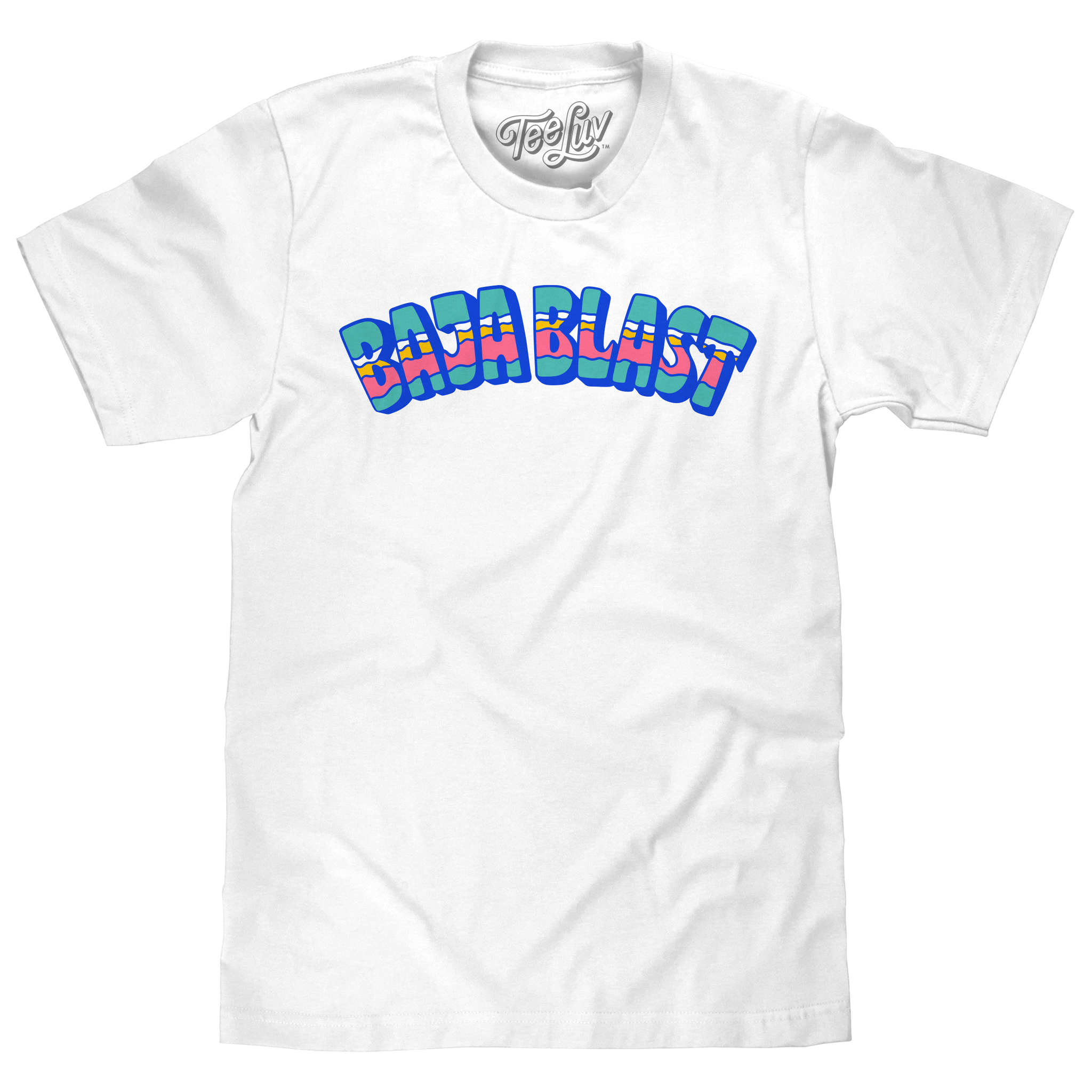 Mtn Dew Baja Blast Soda Tropical T-Shirt - White