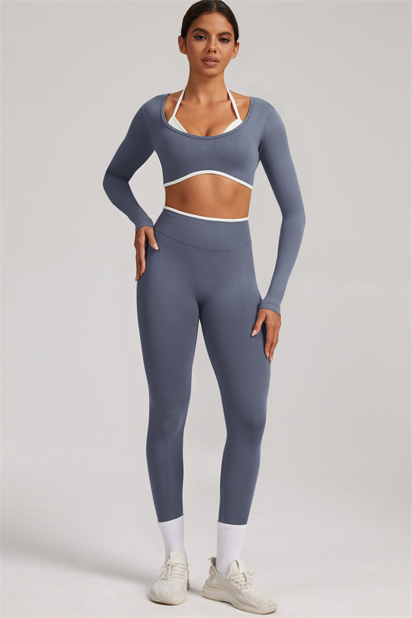 The Elevate New Long Sleeve Crop top