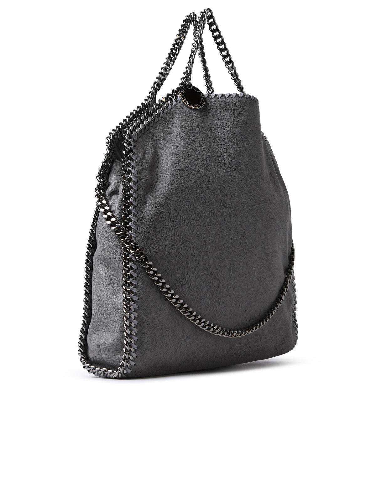 Stella Mccartney Grey Polyester 3 Chain Falabella Bag Women Handbags / Shoulder Bags Luosophy