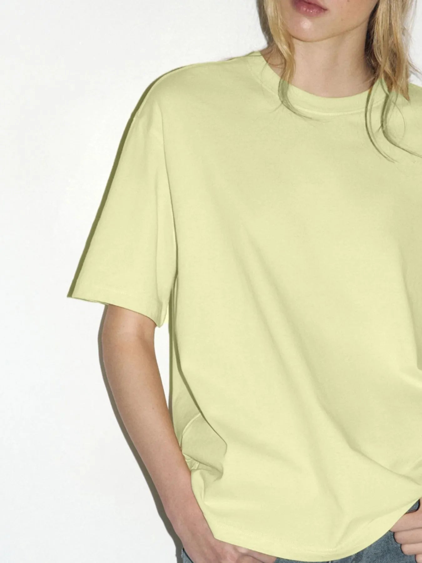 Oversized Drop Sleeve Tee Trendsi