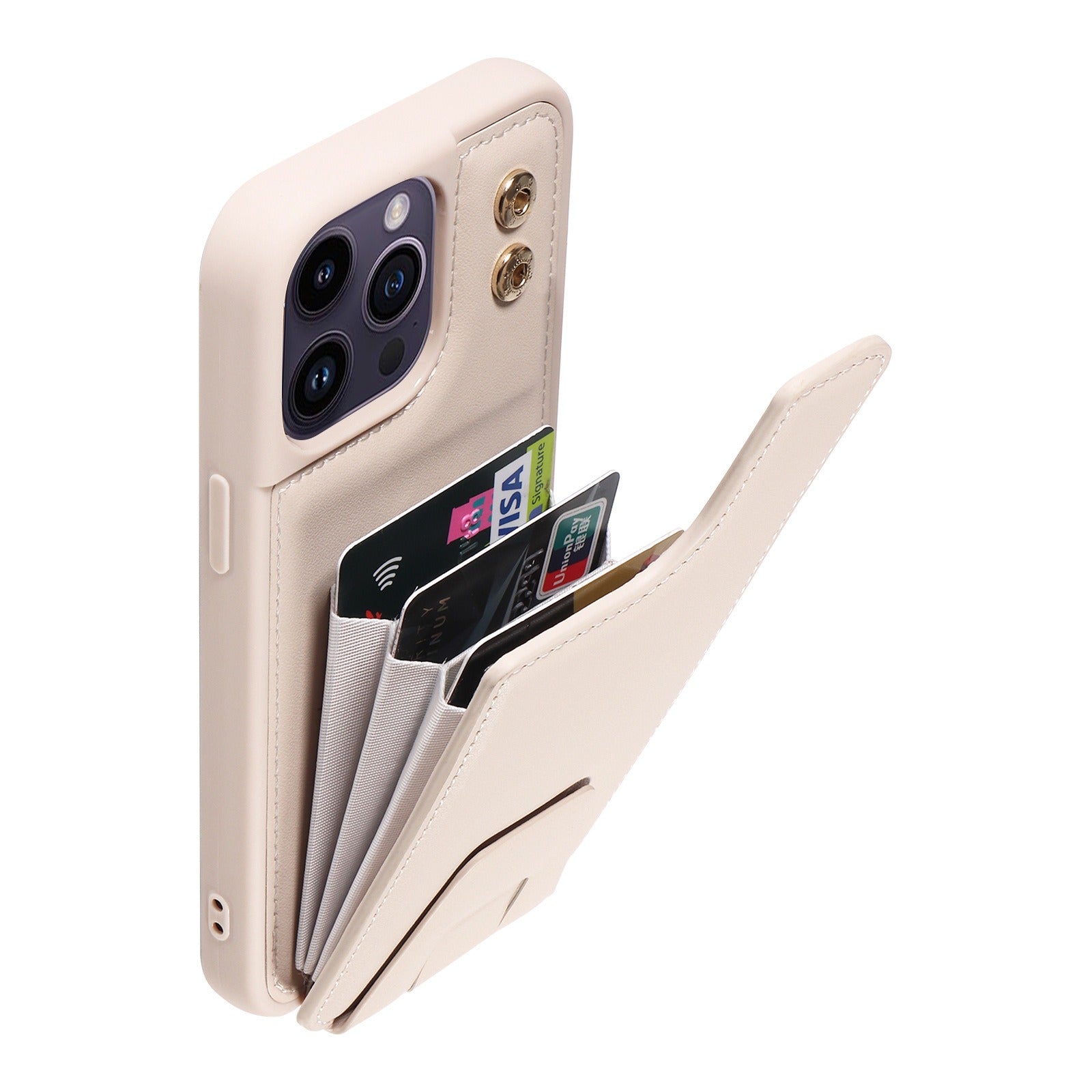 Slim PU Leather Accordion Wallet iPhone Case with Vertical Kickstand iPhone Case V.I.P Digital Presence