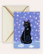 Bombay Cat Fine Art Greeting Card