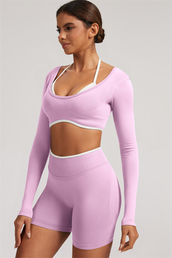 The Elevate New Long Sleeve Crop top