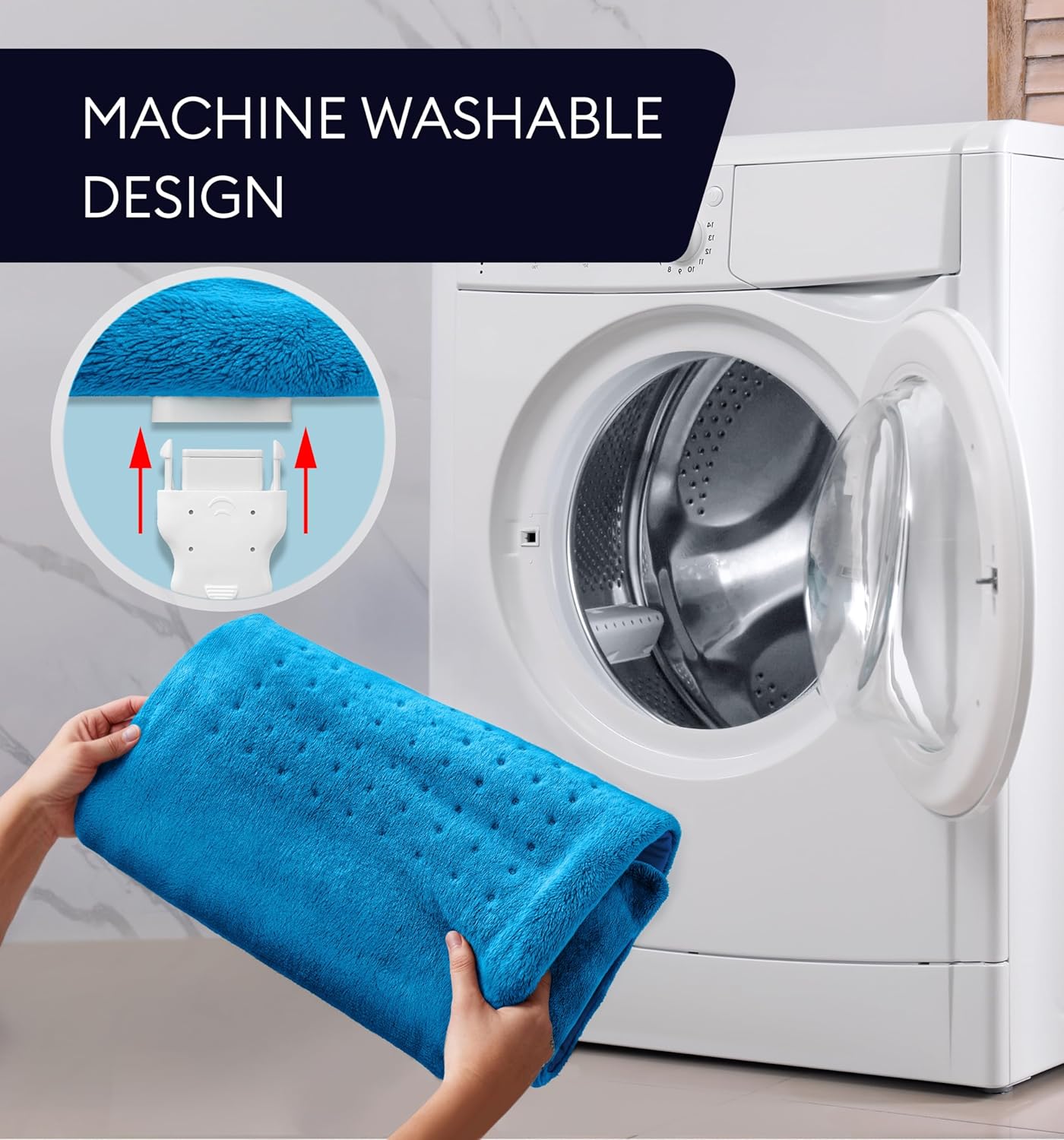 XL Aqua Blue Heating Pad