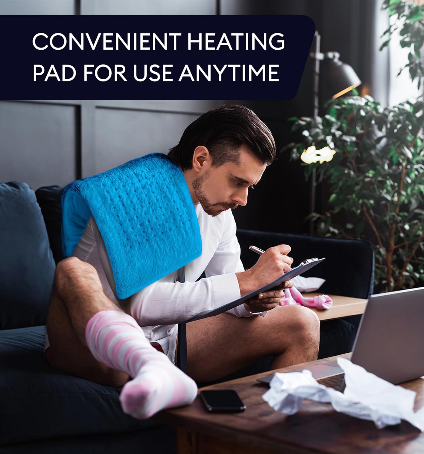 XL Aqua Blue Heating Pad