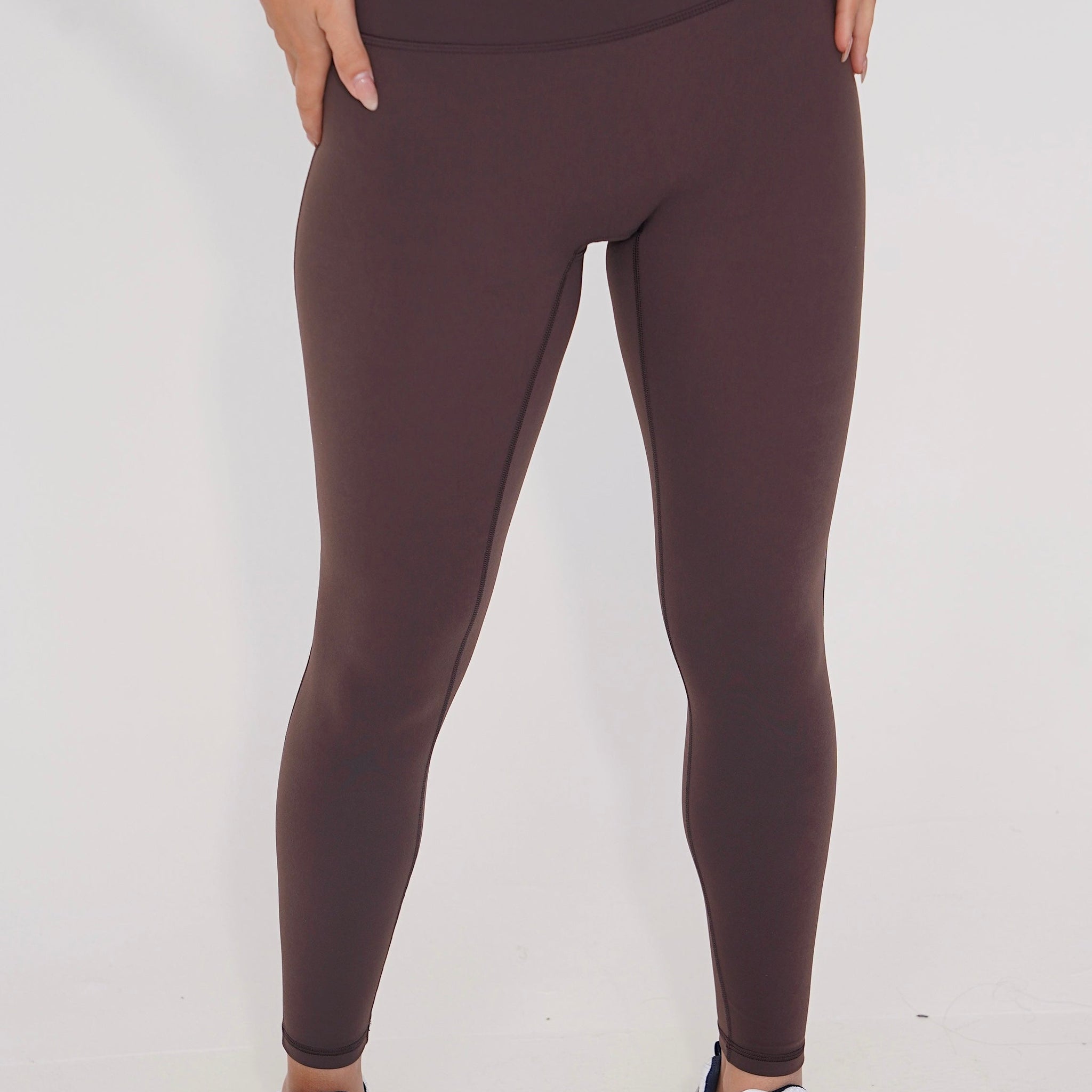 I am Beautifully Radiant Quick Dry Coffee Yoga Legging Leggings KIMITH BRAND