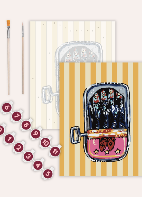 Sardines - Paint by Numbers Kit