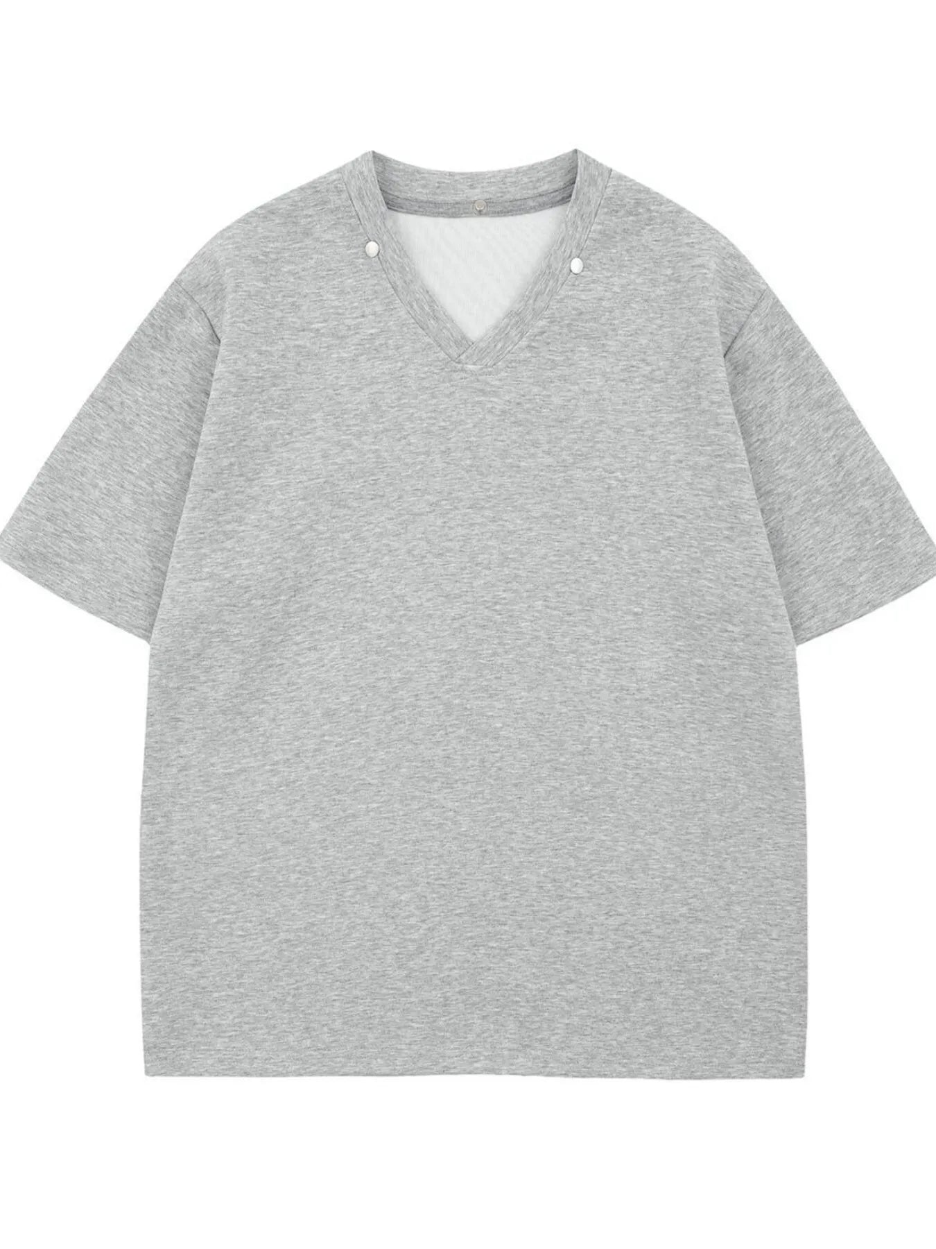 Mens Detachable Collar Comfy Polo shirts Trendsi