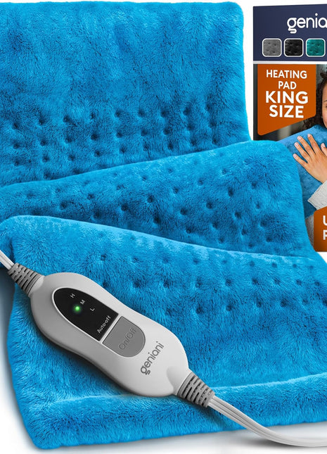 XL Aqua Blue Heating Pad Heating Pad Geniani
