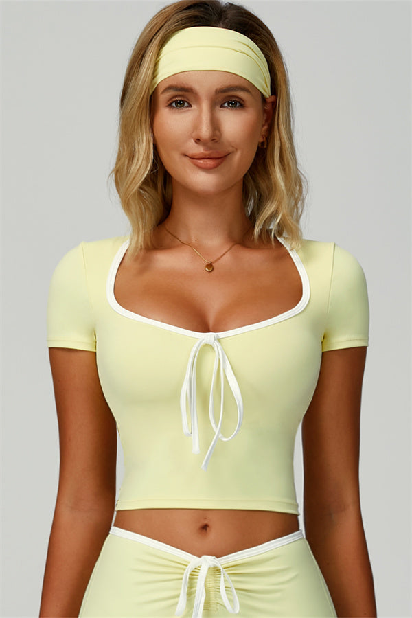 The Skyline Tie Top