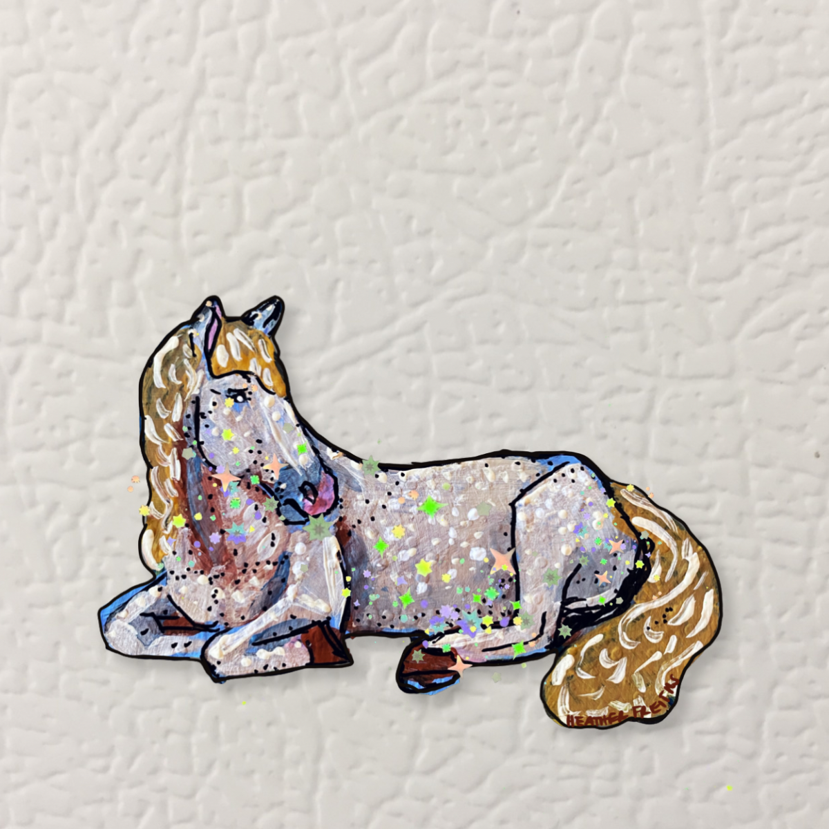 Resting Horse Magnet ( Die-Cut )