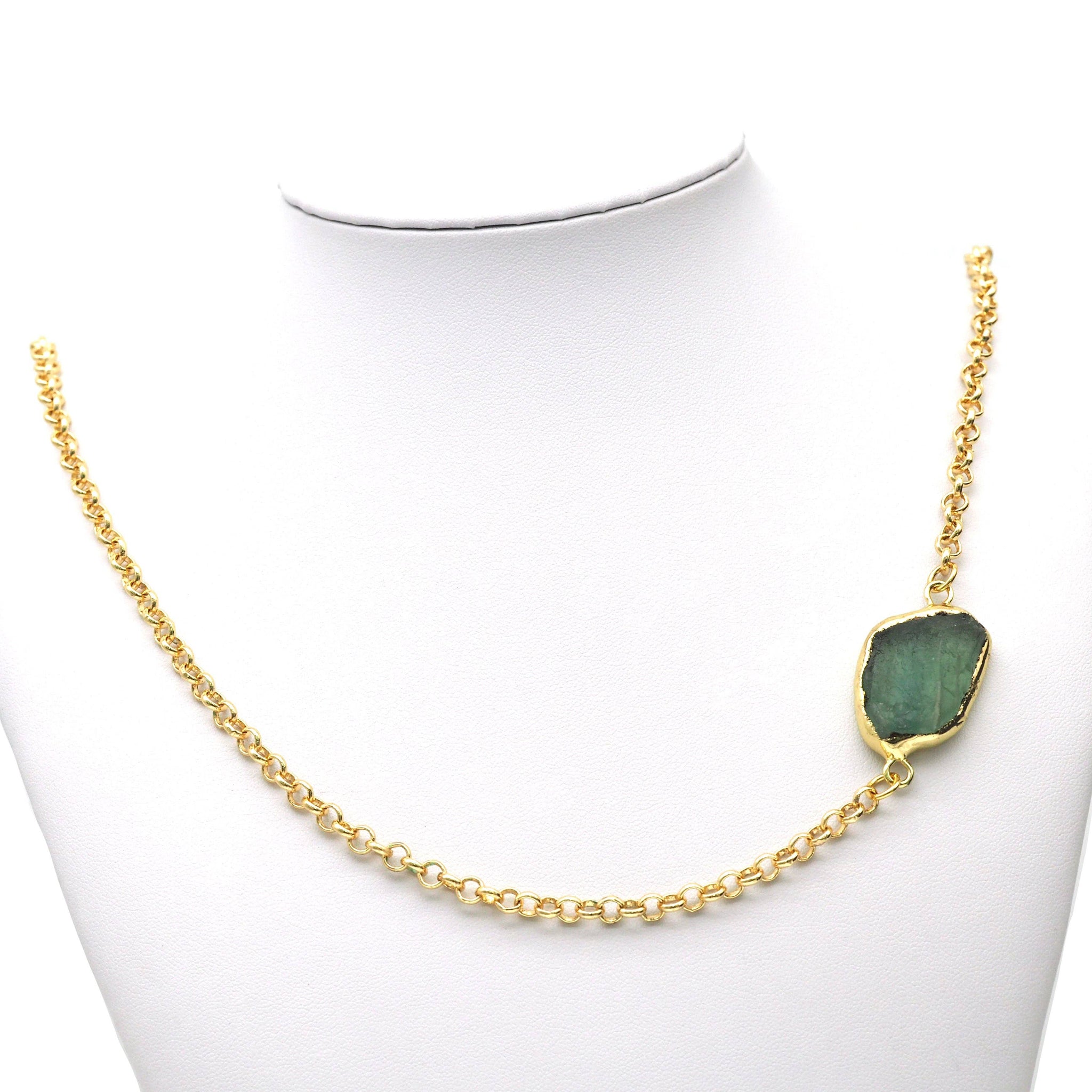 Green Fluorite Pendant, Sku#YT28