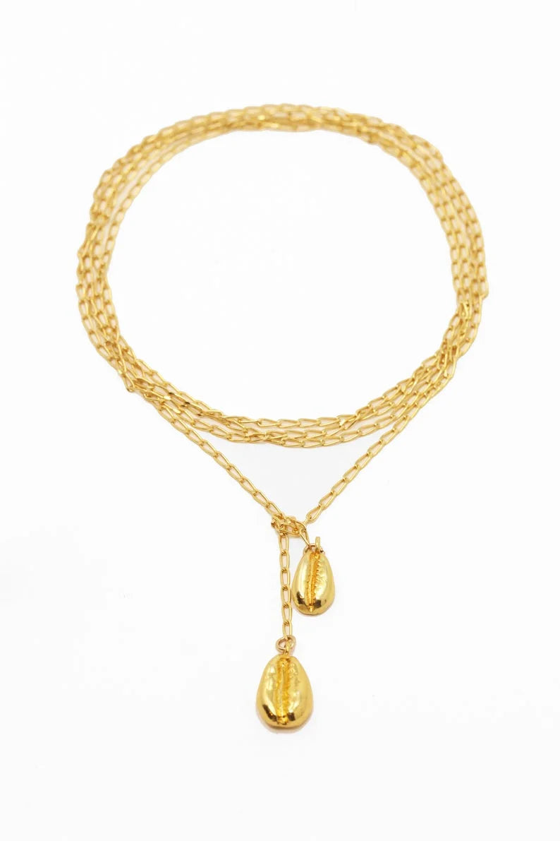 18K Gold-Plated Y-Shaped Necklace Necklaces Trendsi