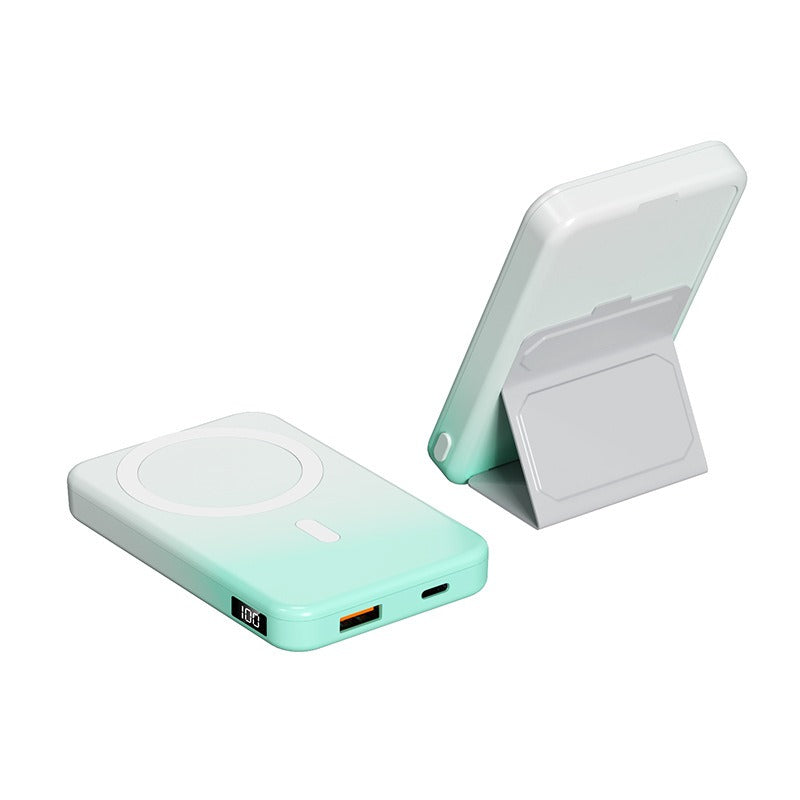 Fast Charging Portable 10000mah Wireless Magnetic Power Bank with mini Stand 22.5W A27-1 bracket 22.5W gradient g V.I.P Digital Presence