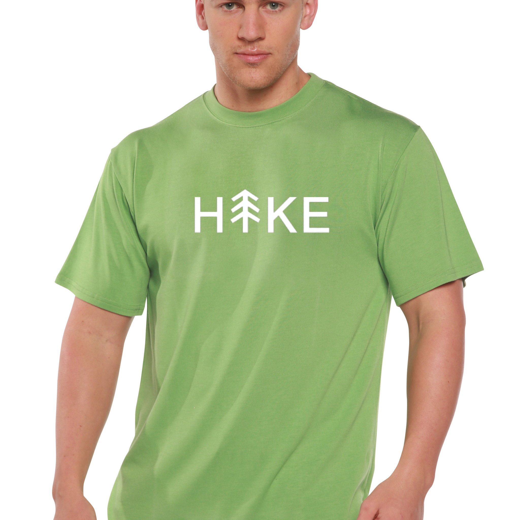 Hike Men's Bamboo Viscose/Organic Cotton Short Sleeve Graphic T-Shirt mens printed Spun Bamboo