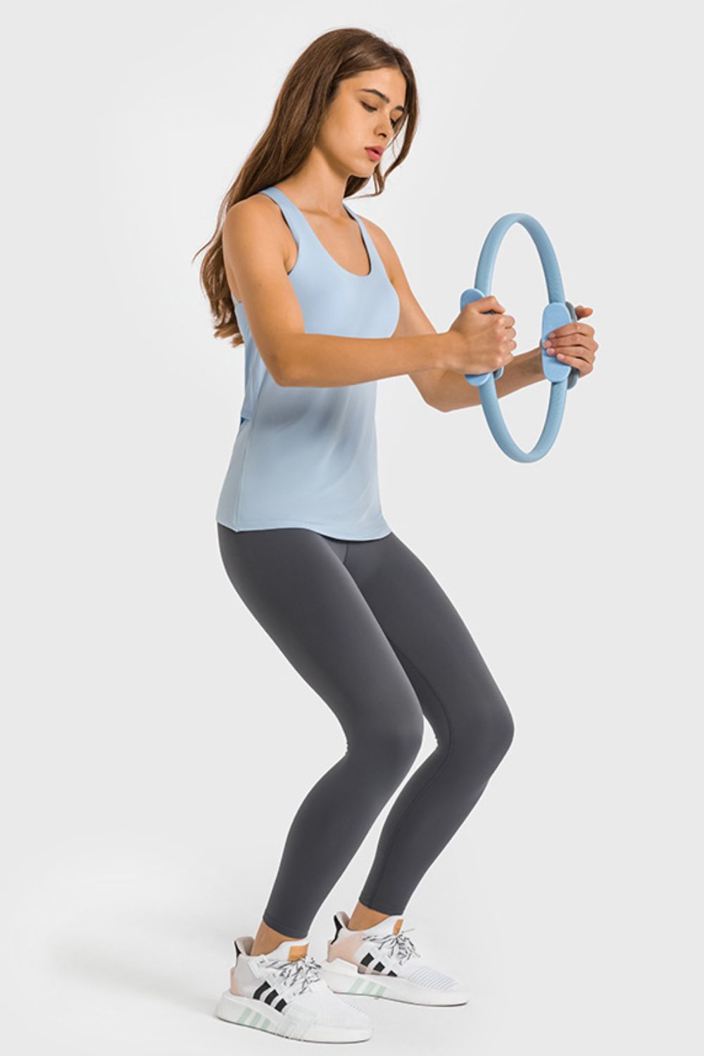 Millennia High Waist Ankle-Length Yoga Leggings Trendsi