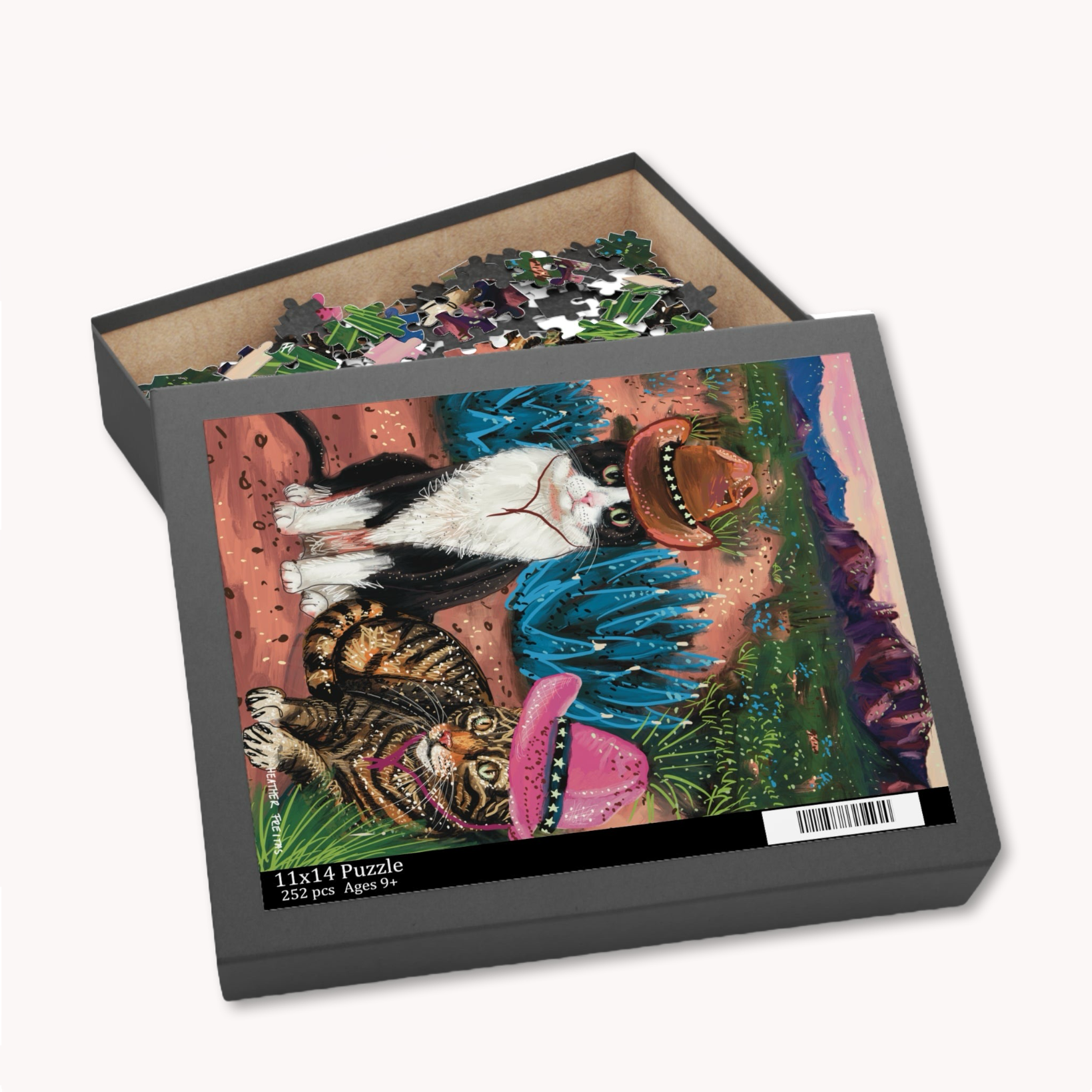 Cowboy Cats Fine Art Puzzle