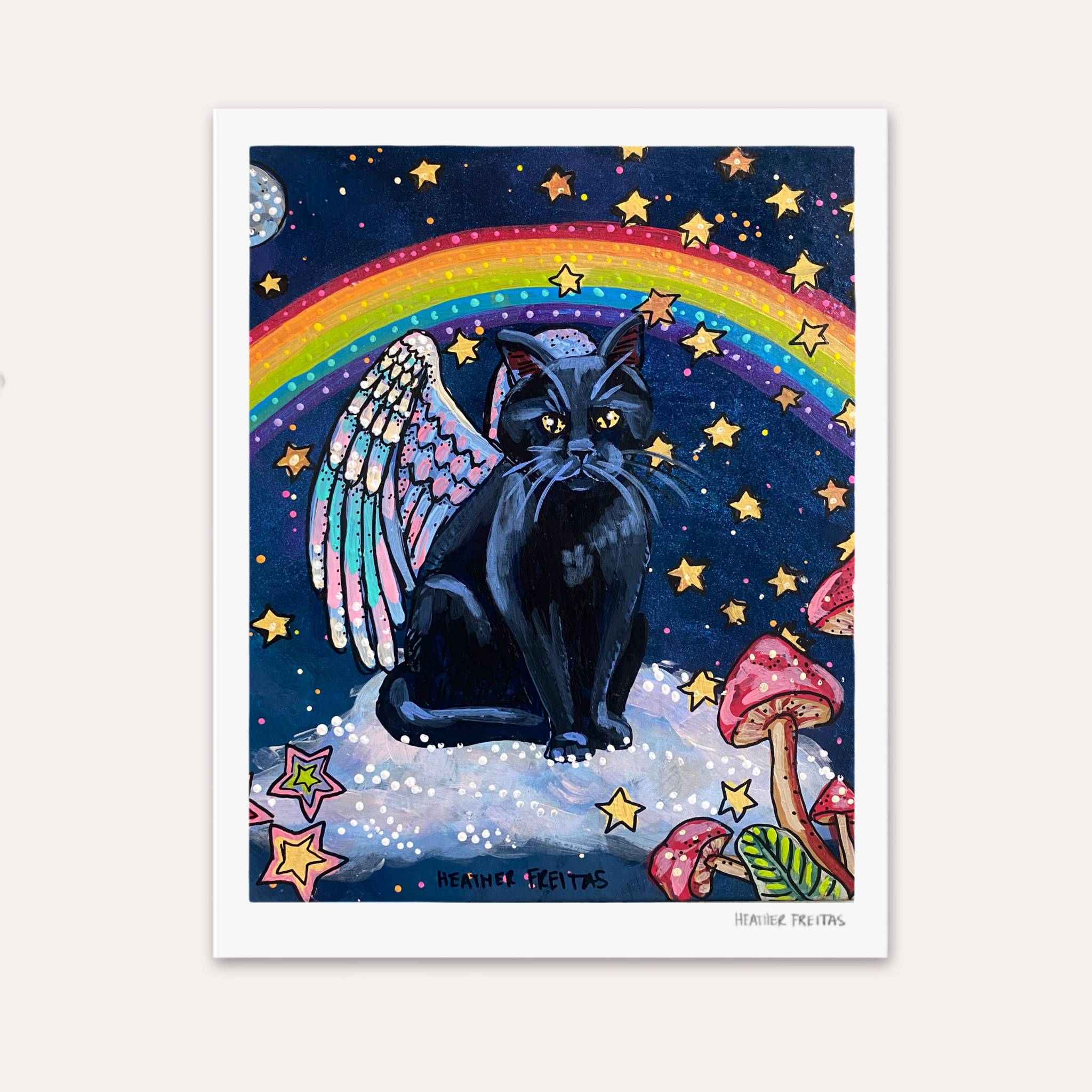 Prince Of Darkness Hand Signed Fine Art Print