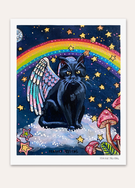 Prince Of Darkness Hand Signed Fine Art Print