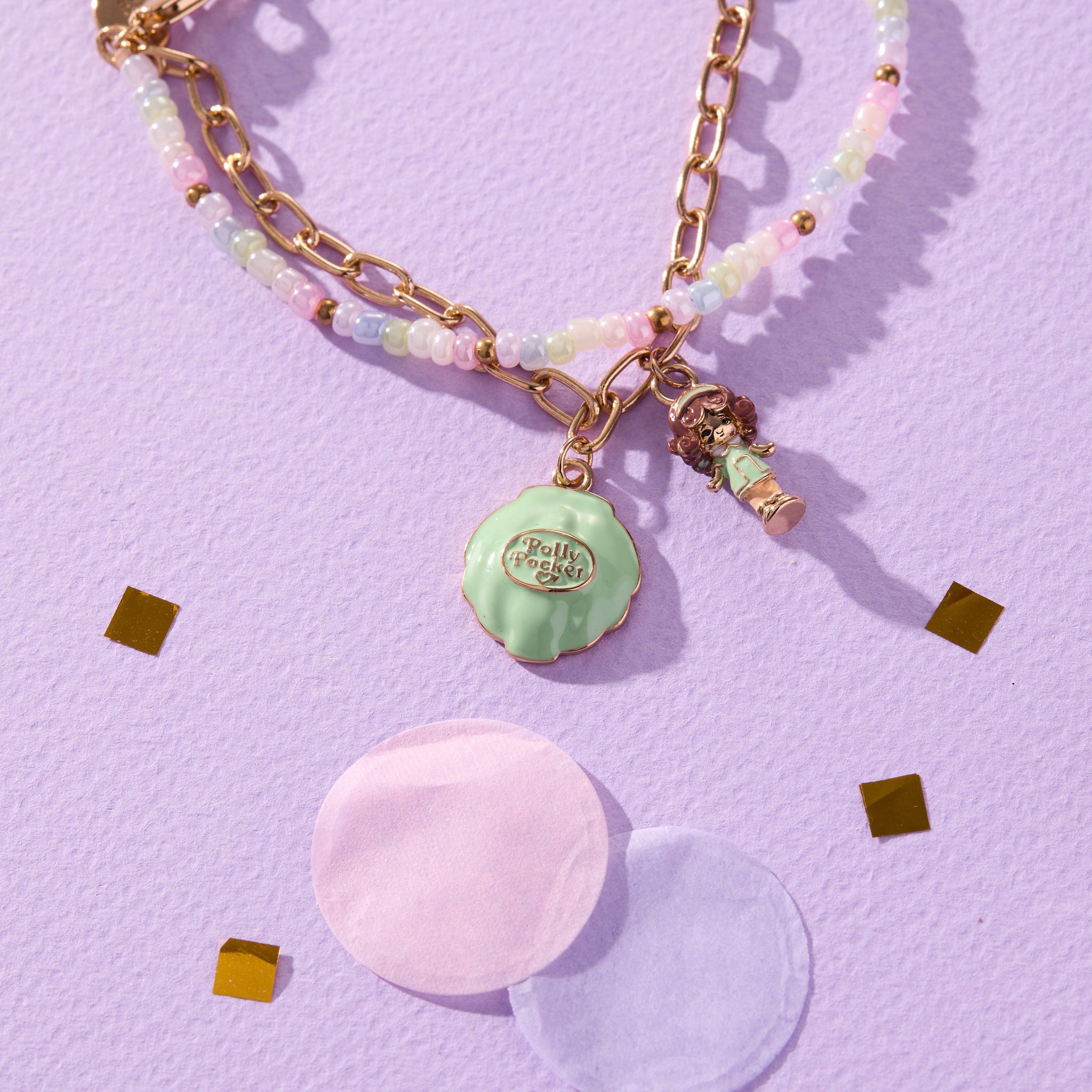 Polly Pocket™ 2 Row Charm Bracelet