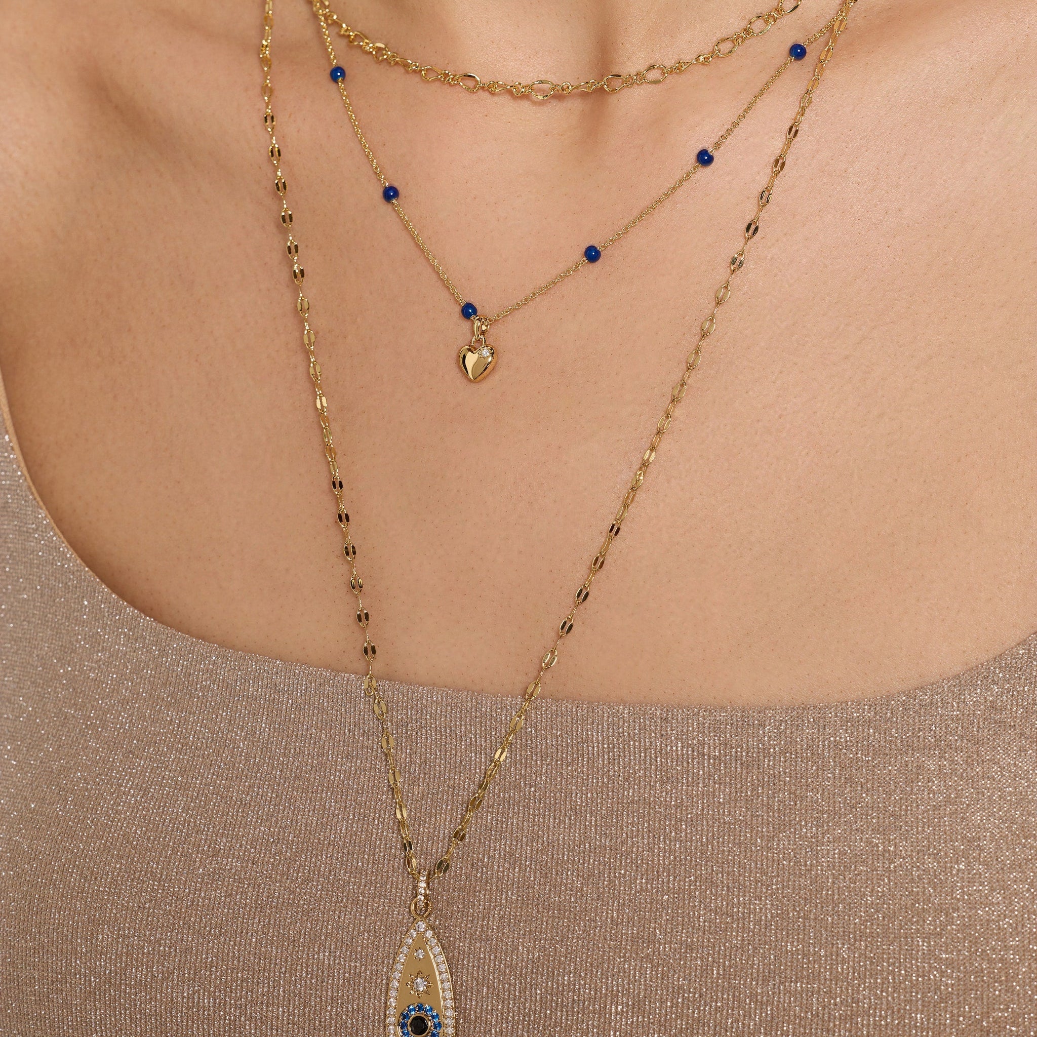 Festival Stranded™ Evil Eye Necklace