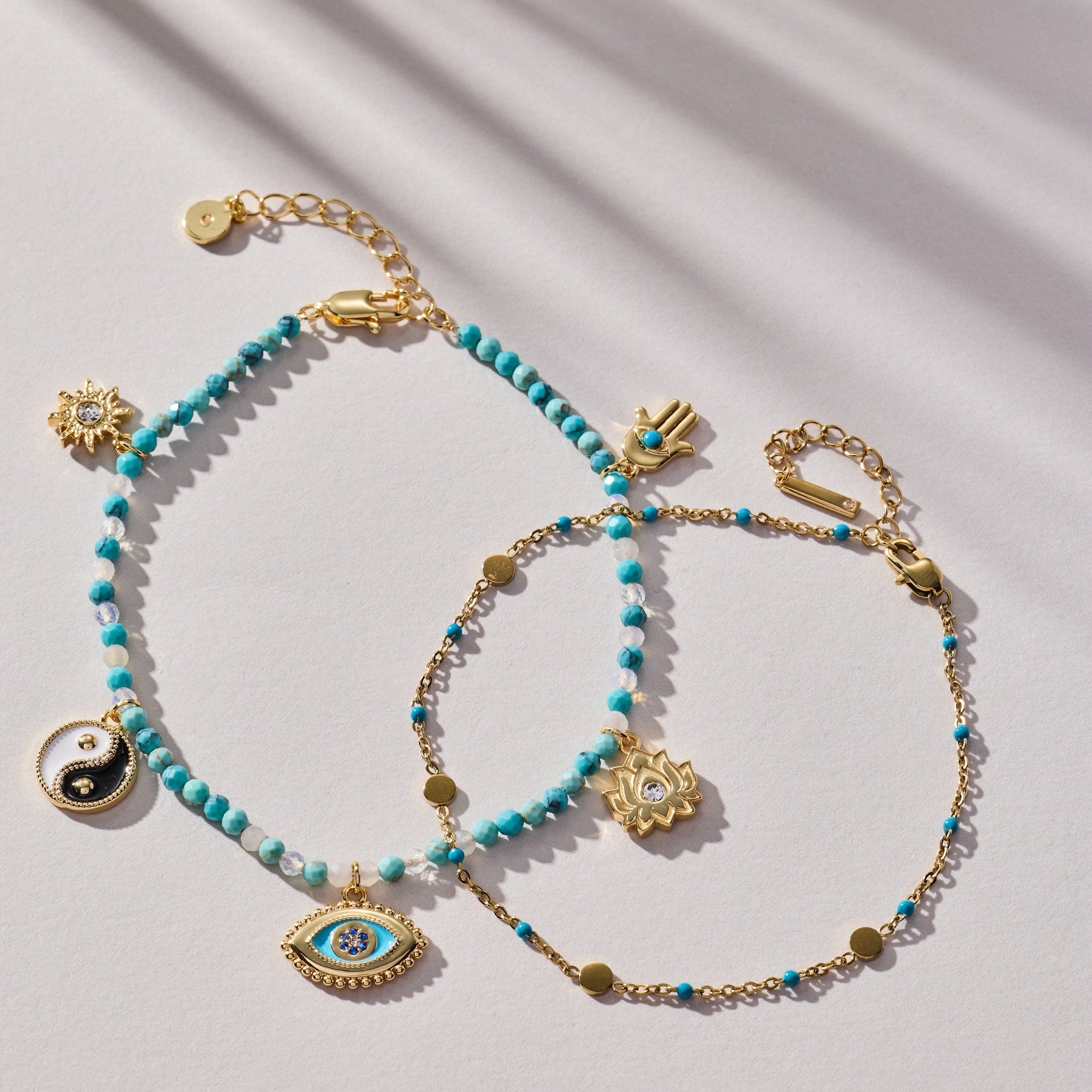 Healing Stone Charm Anklet