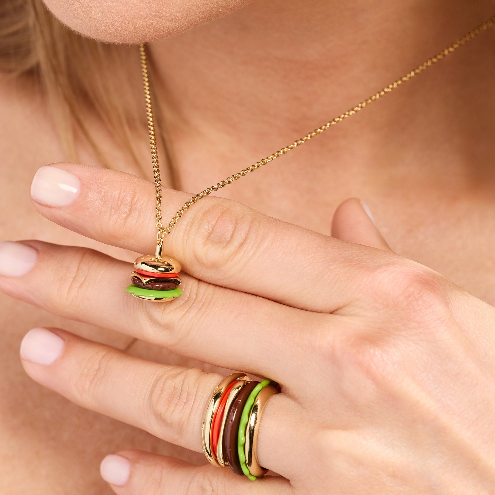 Hot Grill Summer Hamburger Stacking Ring