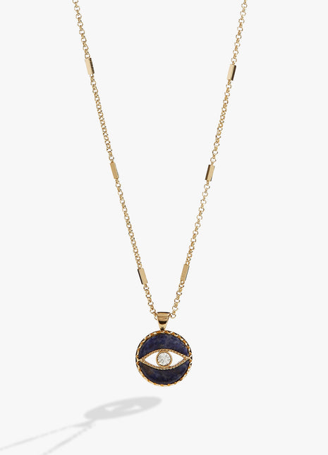 Sodalite Evil Eye Necklace