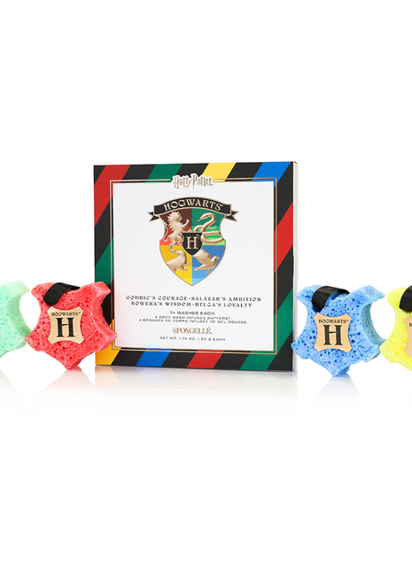 Limited Ed Gift Set | Hogwarts House Cleansing Skin Buffer (4 pcs)