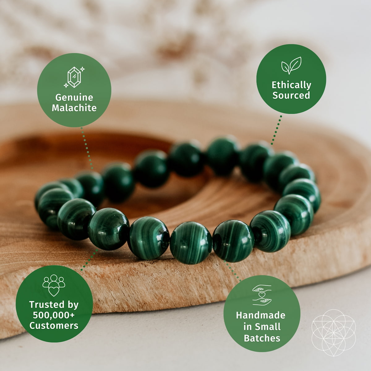 The Malachite Anxiety Bracelet