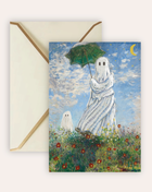 Madame Monet Halloween Remaster Fine Art Greeting Card