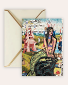 Kinda Pissed I’m Not A Mermaid Fine Art Greeting Card